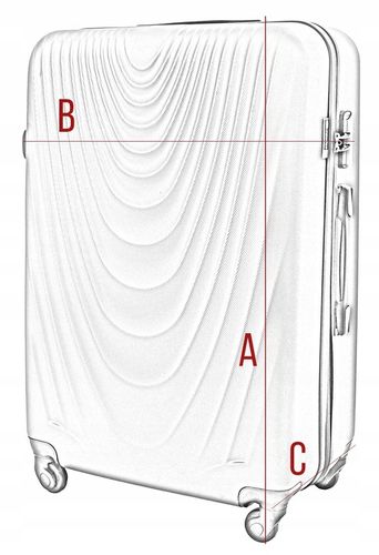 WALIZKA ZESTAW KOMPLET 4w1 MODEL 1051 na Arena.pl