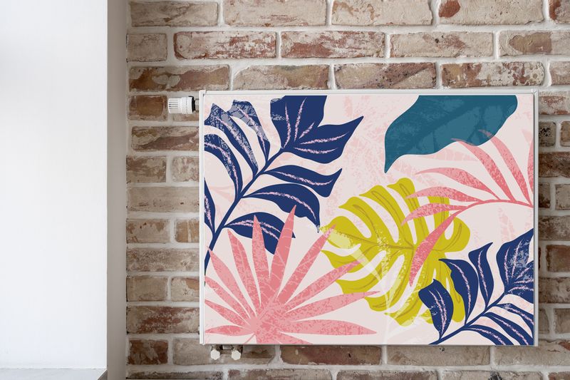 MASKOWNICA Magnetyczna Grzejnika Kolorowe Liście Natura 90cm x 60cm zdjęcie 6