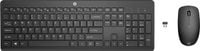 Bezprzewodowa klawiatura i mysz HP Combo 235 czarna 1Y4D0UT (duży enter)
