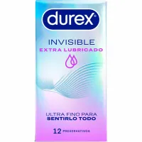 durex invisible extra lubricated 12 szt. ultracienkie prezerwatywy