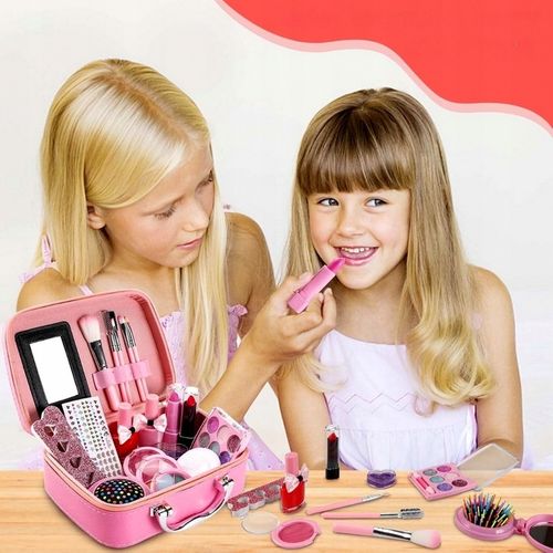 Kuferek kosmetyków Zestaw MAKE UP MALOWIDŁA Kosmetyki dla dziecka makijaż na Arena.pl