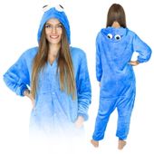 Niebieski elmo Kigurumi Onesie dres piżama kombinezon