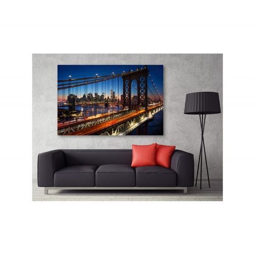 Deco Panel, Zachód słońca nad Brooklyn Bridge 80x60 na Arena.pl