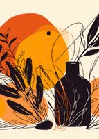 Plakat 50x70cm Jaskrawy Zachód