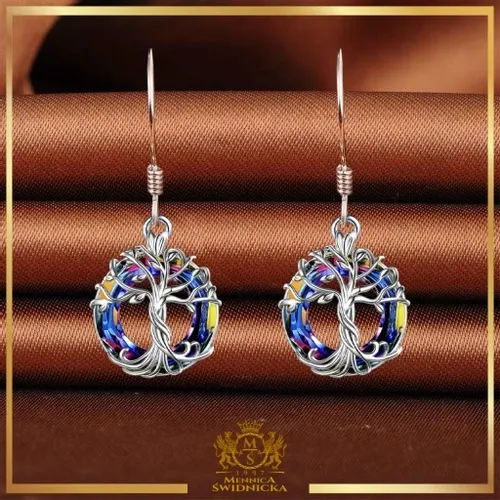 Mennica Świdnicka - Srebrny Naszyjnik Kolczyki Komplet Srebro Prezent na Arena.pl