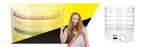 SUSZARKA SPOŻYWCZA DO GRZYBÓW OWOCÓW WARZYW ZIÓŁ ŻYWNOŚCI 5 POZIOMÓW na Arena.pl