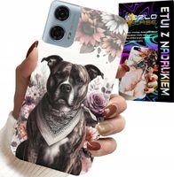 ETUI DO MOTOROLA G34 5G - PITBULL GROŹNE PSY FUTERAŁ PLECKI CASE