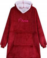 KOCOBLUZA BLUZA KOC OVERSIZE Z HAFTEM PREZENT NA ŚWIĘTA z twoim imieniem