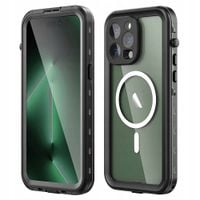 ETUI WODOODPORNE DO IPHONE 14 PRO PANCERNE 360° WODOSZCZELNE Z NÓŻKĄ