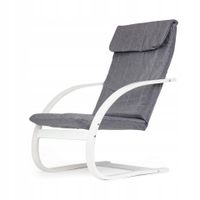 Fotel bujany ModernHome szary