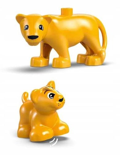 10442 - lego duplo - rodziny dzikich zwierząt: pingwiny i lwy na Arena.pl