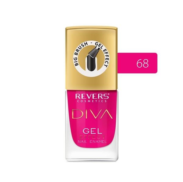 r nail polish diva gel effect 068 tips zdjęcie 1