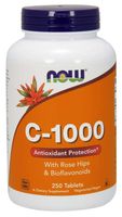 # NOW FOODS Witamina C 1000 mg z bioflawonoidami i dziką różą (250 tabl.)