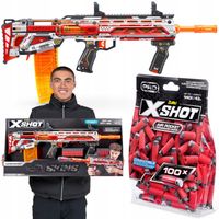 X-SHOT SKINS WYRZUTNIA PRO LONGSHOT SINISTER PISTOLET 40 + 100 NABOI GRATIS