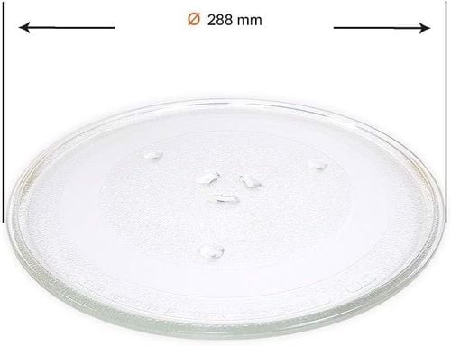Talerz do mikrofali obrotowej szklany 28,8cm na Arena.pl