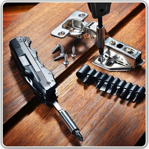 MULTITOOL NARZĘDZIE WIELOFUNKCYJNE SCYZORYK NÓŻ SKŁDANY KOMBINERKI 21w1 na Arena.pl