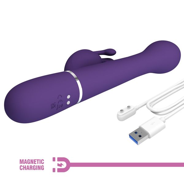 Pretty Love - Dejon Dark Purple, 7 Vibration Functions 4 Thrusting Settings zdjęcie 11