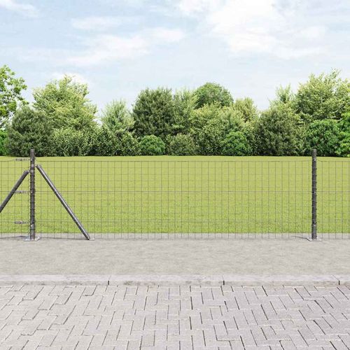 Słupek ogrodzeniowy. 52 pcs Srebrny 3.2 x 3.2 x 140 cm Stal na Arena.pl