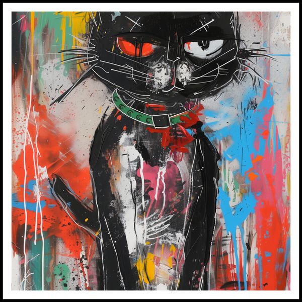 Plakat 100x100cm Gburowaty Kiciak zdjęcie 3