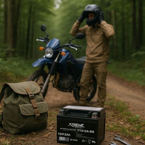 AKUMULATOR MOTOCYKLOWY XTREME 12V 12Ah (WYMIAR 14Ah) BEZOBSŁUGOWY SKUTER na Arena.pl