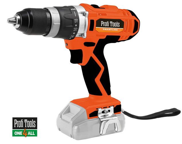 Wiertarka udarowa akumulatorowa Profi Tools One-4-All zdjęcie 2