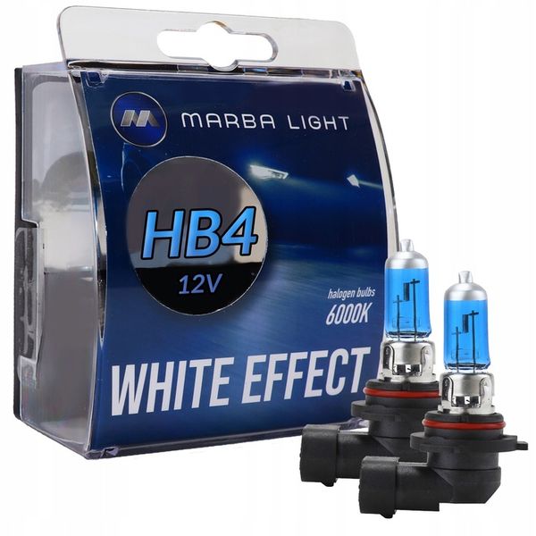 ŻARÓWKI MARBA LIGHT WHITE EFFECT HB4 55W 12V zdjęcie 1