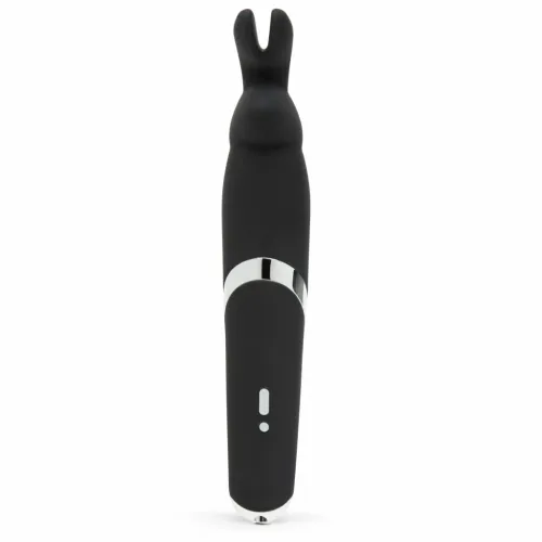 happy rabbit wand black - silikonowe urządzenie masujące, 26,7 cm na Arena.pl