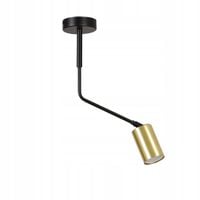 Lampa sufitowa Emibig Verno czarno-złota GU10 10W regulowana