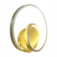 2X Kinkiet Lucero Złoty 13W LED Milagro lampa ścienna 13W LED