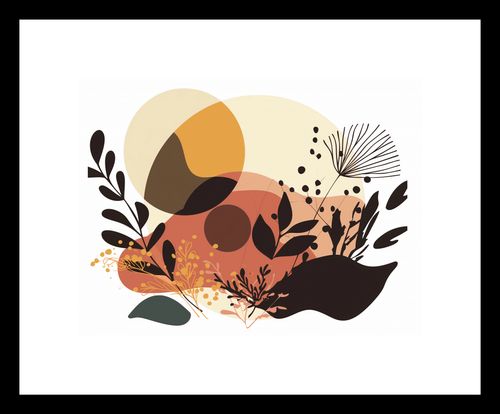 Plakat 20x15cm Zachód Słońca w Ogródku na Arena.pl