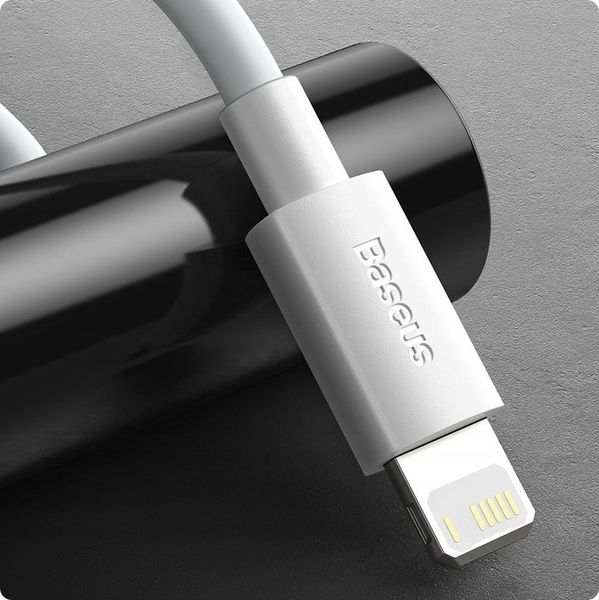 BASEUS MOCNY KABEL USB - LIGHTNING DO IPHONE IPAD PRZEWÓD 2.4A 1.5M 2SZT zdjęcie 9