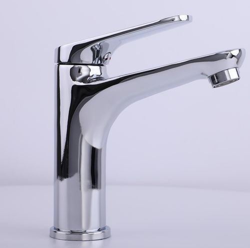 Bateria umywalkowa stojąca chrom srebrna łazienkowa kran do umywalki YOKA na Arena.pl