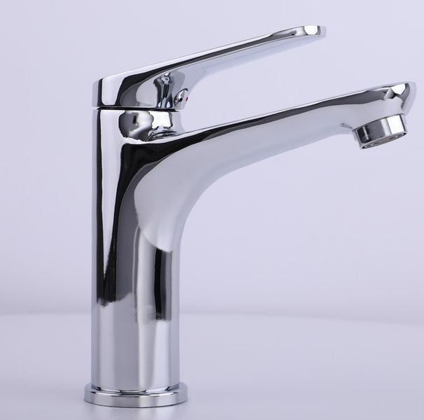 Bateria umywalkowa stojąca chrom srebrna łazienkowa kran do umywalki YOKA zdjęcie 12