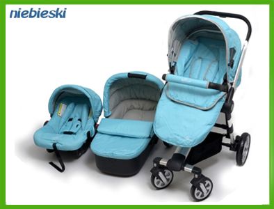 TINY WORLD NIEBIESKI SPACERÓWKA GONDOLA FOTEL Ea zdjęcie 14