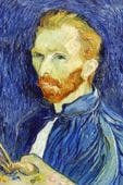 Plakat 40x60cm Self-Portrait 5, Van Gogh Vintage do Salonu