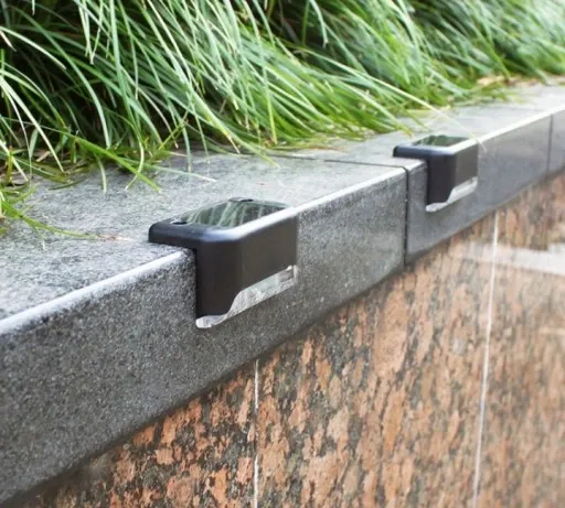 8 Lampki solarne ogrodzenie panelowe gabionowe LED zdjęcie 15