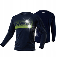 NEO T-SHIRT KOSZULKA ROBOCZA Z DŁUGIM RĘKAWEM Z NADRUKIEM NEO ROZMIAR XXL