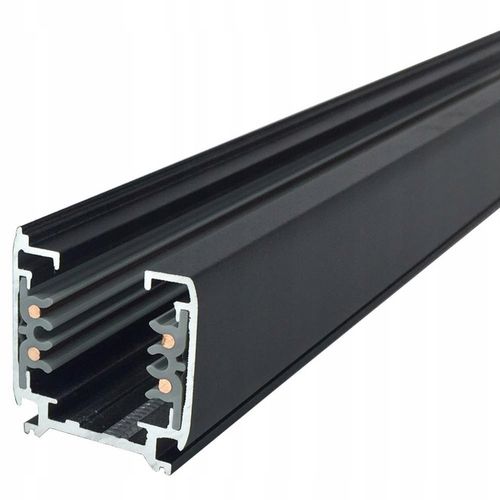 Szynoprzewód Oświetleniowy 2 m Czarny 3 Fazowy Szyna Sufitowa 3F na Arena.pl