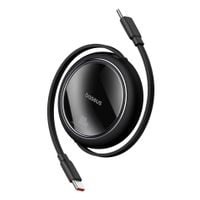 kabel przewód wysuwany zwijany usb-c 100w free2draw mini 1m czarny