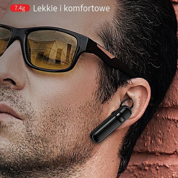beline słuchawka bluetooth lm01 biała/white zdjęcie 8