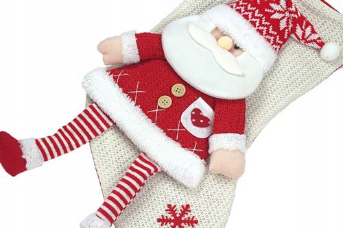 ZESTAW 2 x SKARPETA ŚWIĄTECZNA NA PREZENTY 3D XXL na Arena.pl