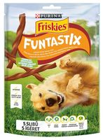 Skręcone przekąski z bekonem i serem dla psów - Friskies Funtastix 175g