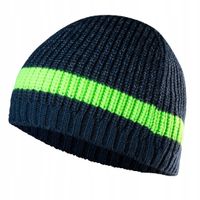 NEO Czapka zimowa PREMIUM odblaskowa wełna + komin