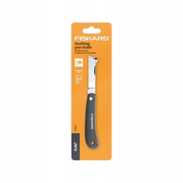 FISKARS Okulizak K60 nóż ogrodniczy składany scyzoryk sadowniczy do kwiatów zdjęcie 2