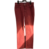 Atelier Gardeur Damskie Spodnie Wygodne i Stylowe Jeansowe Czerwone 38