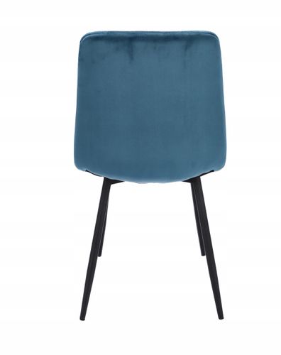 4 x krzesło tapicerowane pikowane welur nowoczesne na Arena.pl