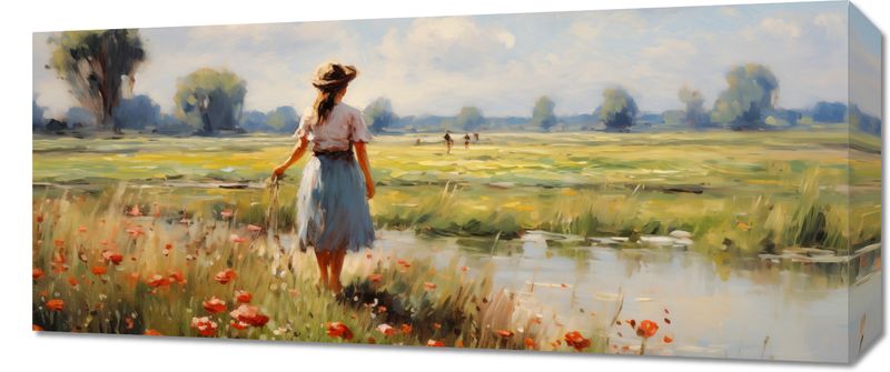 Obraz 70x30cm Wiejski Spokój zdjęcie 1