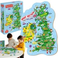puzzle mapa wielkiej brytanii i irlandii 100 el. dodo  301160