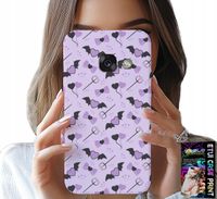ETUI DO SAMSUNG A5 2017 - MODNE WZORY WIDŁY SERCA KOKARDKI KOKARDA