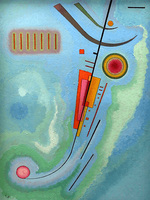 Reprodukcje obrazów Bright - Wassily Kandinsky Rozmiar - 40x30